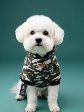 VON Dutch Dog Spring Clothes Pet Puppy Costume Dog Cat Sports Apparel hoodie